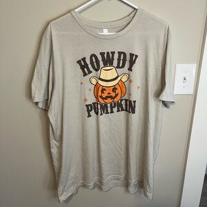Bella Canvas Cream “Howdy Pumpkin” Graphic T-Shirt